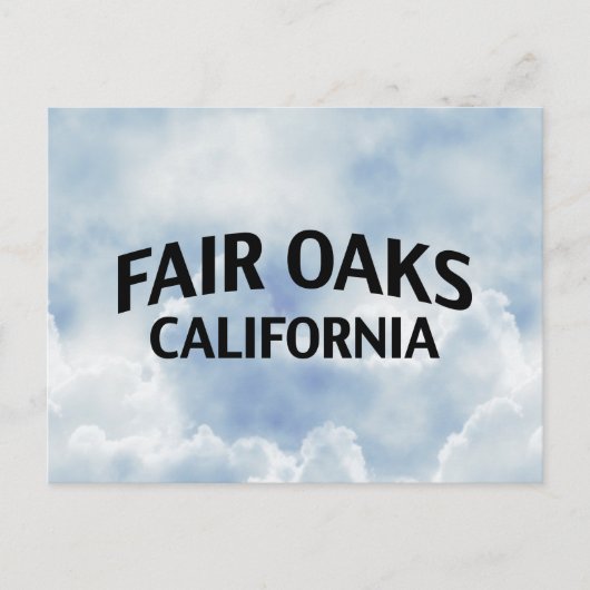 Fair Oaks California Briefkaart (Voorkant)