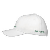 Fair Oaks Rattlers Shield WHT. Hat Geborduurde Pet (Links)