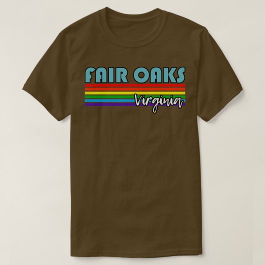 Fair Oaks Virginia Pride Fair Oaks LGBT Gift LGBT T-shirt (Design voorkant)