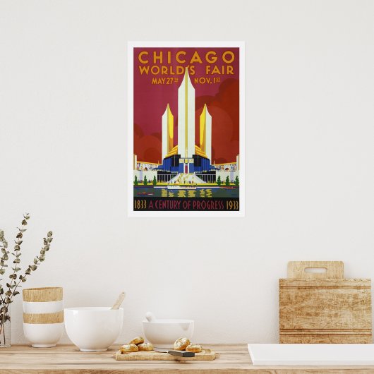 Fair Poster van Chicago World (Keuken)