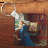 Fair Rosamund 1916 door John William Waterhouse Sleutelhanger (Voorkant)