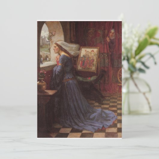 Fair Rosamund beeldende kunst Kaart (Staand voorkant)