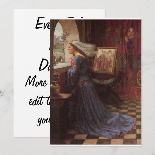 Fair Rosamund beeldende kunst Kaart (Voorkant / Achterkant)