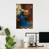 Fair Rosamund by John William Waterhouse Poster (Thuiskantoor)