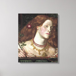 Fair Rosamund (Elegant & Beauful Redhead Woman) Canvas Afdruk