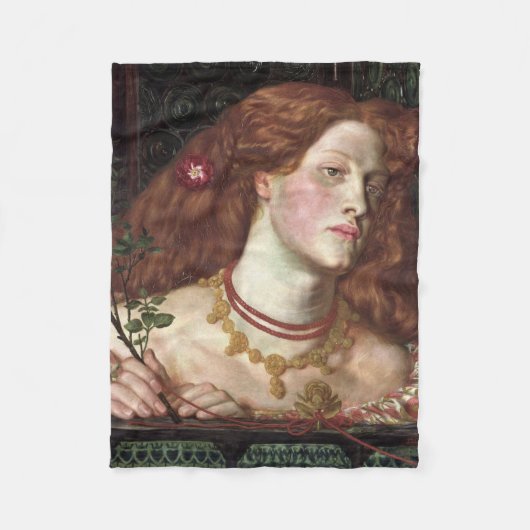 Fair Rosamund (Elegant & Beauful Redhead Woman) Fleece Deken (Voorkant)