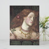 Fair Rosamund (Elegant & Beauful Redhead Woman) Kaart (Staand voorkant)