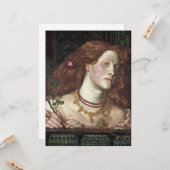 Fair Rosamund (Elegant & Beauful Redhead Woman) Kaart (Voorkant / Achterkant in situ)