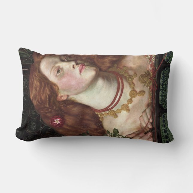 Fair Rosamund (Elegant & Beauful Redhead Woman) Kussen (Voorkant)