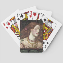 Fair Rosamund (Elegant & Beauful Redhead Woman) Pokerkaarten