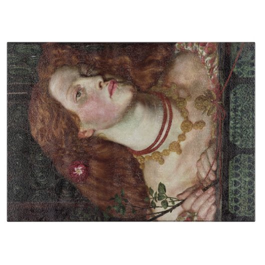 Fair Rosamund (Elegant & Beauful Redhead Woman) Snijplank (Voorkant)