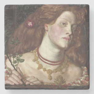 Fair Rosamund (Elegant & Beauful Redhead Woman) Stenen Onderzetter
