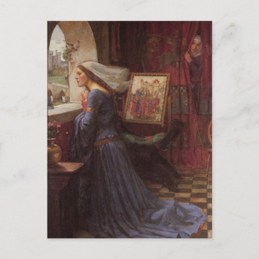 Fair Rosamund op het raam Briefkaart (Voorkant)