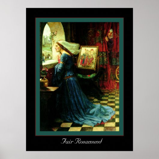 Fair Rosamund Poster (Voorkant)
