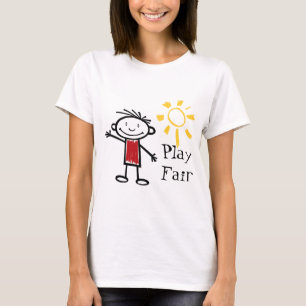 Fair spelen t-shirt