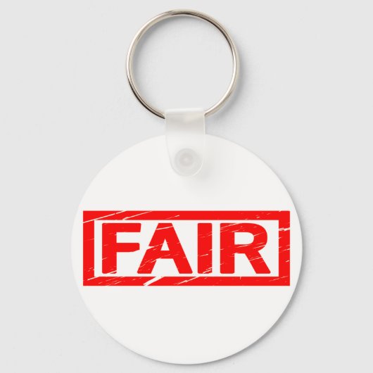 Fair Stempel Sleutelhanger (Voorkant)