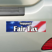 Fair Tax Bumpersticker (Op auto)