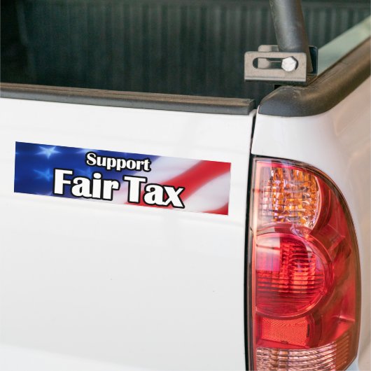Fair Tax Bumpersticker (Op Truck)