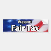 Fair Tax Bumpersticker (Voorkant)