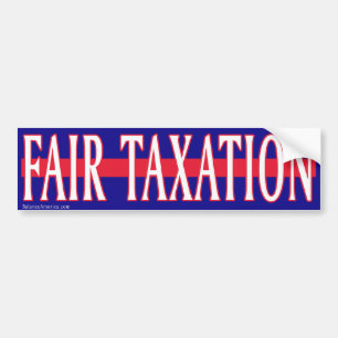 Fair Taxation Bumpersticker