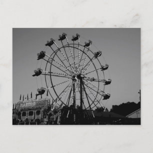 Fair Time Fun Riding the Ferris Wheel and Carnival Briefkaart