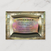 Fair Vanity Ella Professional 3,5 inch x 2,5 inch Visitekaartje (Achterkant)