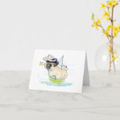 Fair Winds brengen gelukskaart Kaart (Gele Bloem)