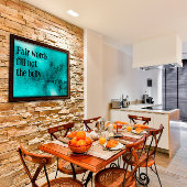 Fair words fill motivatie keuken ironisch Poster