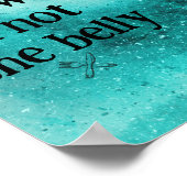 Fair words fill motivatie keuken ironisch Poster (Hoek)