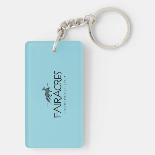 Fairacres-Sleutelhanger Sleutelhanger (achterkant)