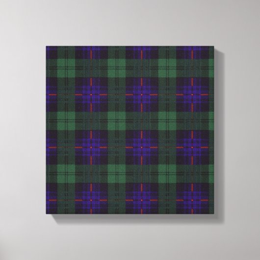 Fairbairn clan Pset Scottish kilt tartan Canvas Afdruk (Voorkant)