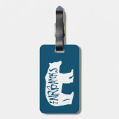 Fairbanks Alaska Beer Bagagelabel (Achterkant verticaal)