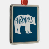 Fairbanks Alaska Beer Metalen Ornament (Rechts)