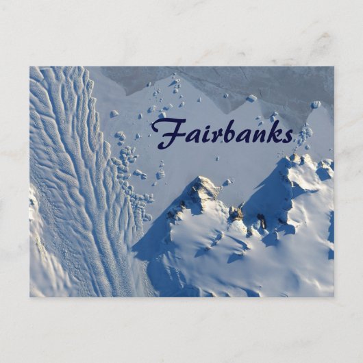 Fairbanks Alaska Briefkaart (Voorkant)