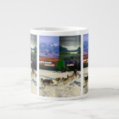 Fairbanks, Alaska Collage Grote Koffiekop (Voorkant)