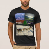 Fairbanks, Alaska Collage T-shirt (Voorkant)