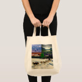 Fairbanks, Alaska Collage Tote Bag (Voorkant (product))