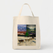 Fairbanks, Alaska Collage Tote Bag (Voorkant)