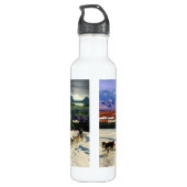 Fairbanks, Alaska Collage Waterfles (Achterkant)