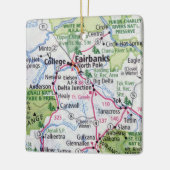 Fairbanks Alaska en North Pole Keramisch Ornament (Links)