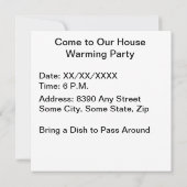 Fairbanks Alaska Fotocollage Housewarming Kaart (Achterkant)