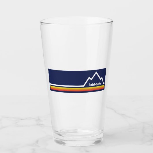Fairbanks Alaska Glas (Voorkant)
