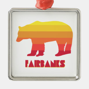 Fairbanks Alaska Rainbow Beer Metalen Ornament