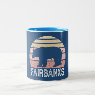 Fairbanks Alaska Retro Beer is vervangen door Retr Tweekleurige Koffiemok