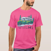 Fairbanks City Transit System 142 Magic Bus Dark T T-shirt (Voorkant)