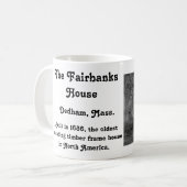 Fairbanks House, Dedham, Massachusetts. KoffieMok (Voorkant links)