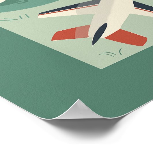 Fairbanks Kaart Poster (Hoek)