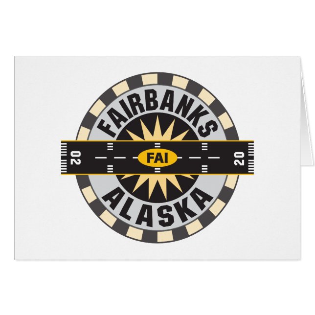 Fairbanks, luchthaven AK FAI (Voorkant Horizontaal)