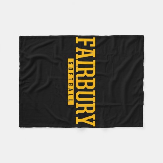 Fairbury Senior High School Softll  Fleece Deken (Voorkant (Horizontaal))