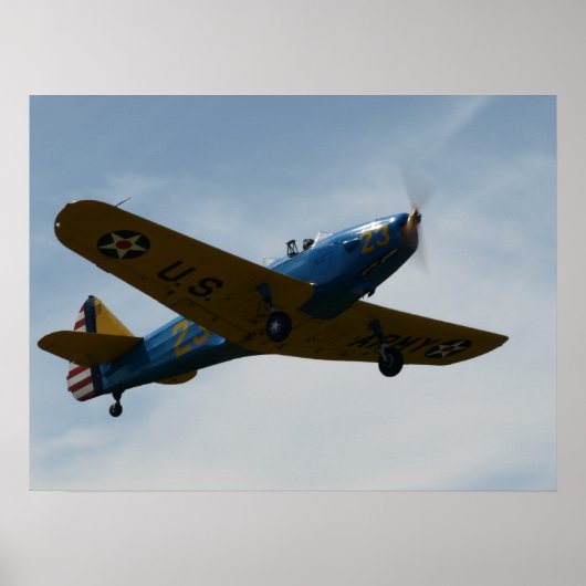 Fairchild PT-19 Cornell. Poster (Voorkant)